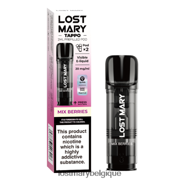 Lost Mary Amazon- dosettes préremplies Lost Mary Tappo - 20 mg - 2pk 6DD84B183 mélanger les baies