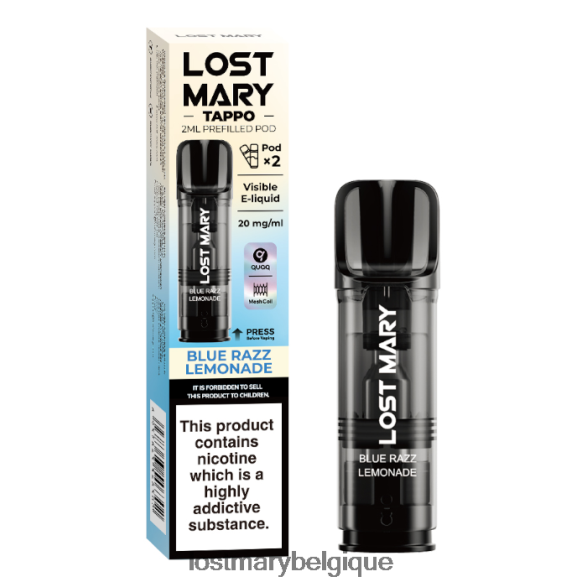 Lost Mary Vape- dosettes préremplies Lost Mary Tappo - 20 mg - 2pk 6DD84B181 limonade bleue