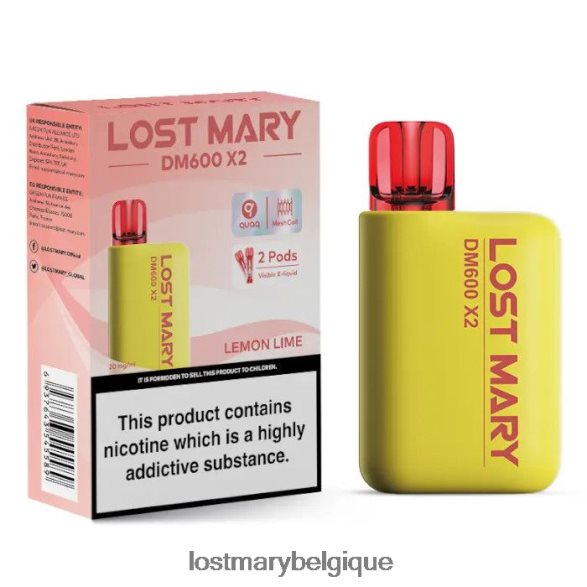 Lost Mary Puff- perdu mary dm600 x2 vape jetable 6DD84B194 citron vert
