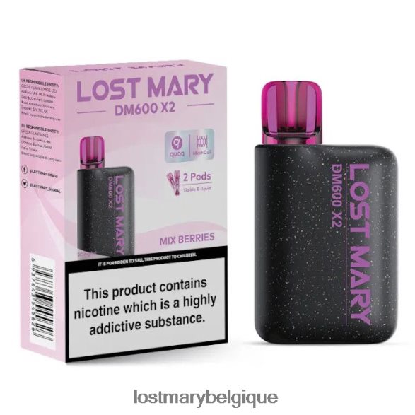 Lost Mary Vape Flavors- perdu mary dm600 x2 vape jetable 6DD84B196 mélanger les baies