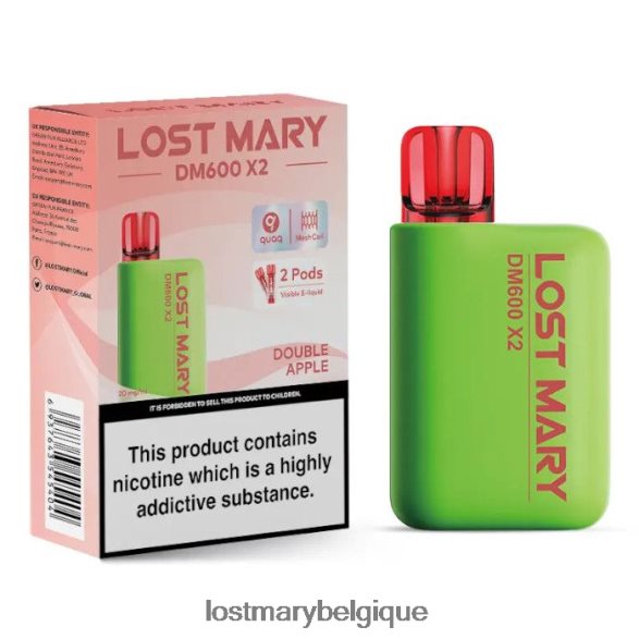 Lost Mary Vape- perdu mary dm600 x2 vape jetable 6DD84B191 double pomme